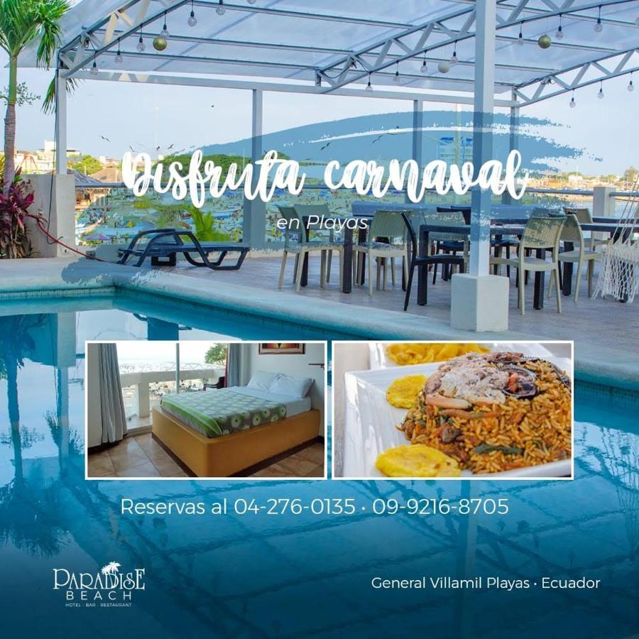 Hotel Paradise Beach General Villamil Exterior foto